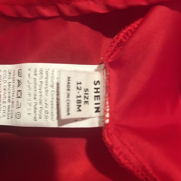 Red ruffle dress - Picture 5 of 5